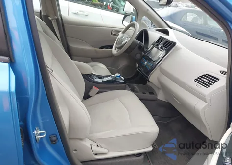 2012 Nissan Leaf Sl z USA, uszkodzony, nr VIN JN1AZ0CP9CT018876